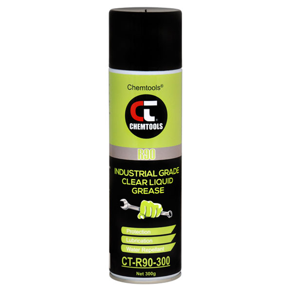 CHEMTOOLS R90 INDUSTRIAL GRADE CLEAR LIQUID GREASE 300G AEROSOL